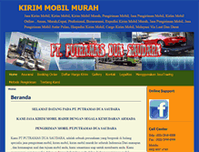 Tablet Screenshot of kirimmobilmurah.com
